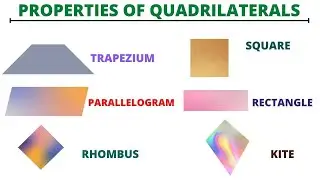 Different types Of Quadrilaterals || Properties Of Quadrilaterals ||