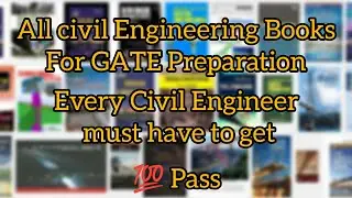 Important Book for Civil Engineering To Get Pass in GATE Exam