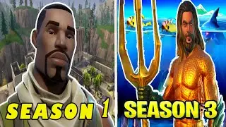The EVOLUTION of Fortnite :Fortnite First Season vs Chapter 2 Season 3 (Gameplay)