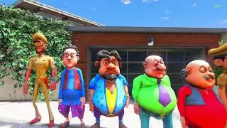 Motu Patlu Playing Hid And Seek With Granny And Evil Nun In Gta 5