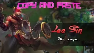 Lee Sin montage || Maluka || Copy & Paste