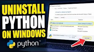 How to uninstall Python from Windows using installer - Easy Tutorial
