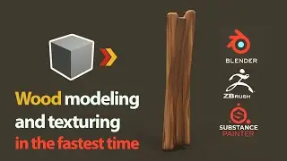 Wood modeling and texturing in the fastest time