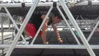 Alpha Warrior: "Chopper Crawl" obstacle