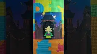 Hama Beads Cuadro Mulan.🐉#hamabeads #manualidades #art #pixelart #mulan #disney #cuadros