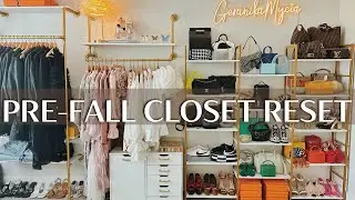 PRE-FALL CLOSET RESET: Fall Fashions + Aesthetically Pleasing Organizing | GeranikaMycia