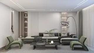 Workshop 3ds max ورشة عمل نموذج تصميم داخلي