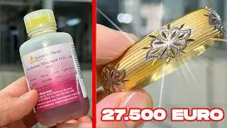 How do they make bracelets with Rhodium worth 27.500 Euros per kilo?