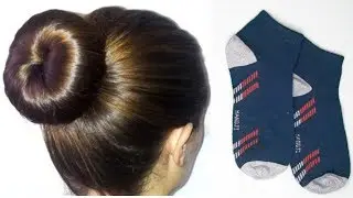 How to make Hair Bun using Sock || Namrata Singh