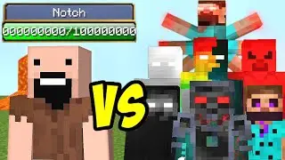 All Creepypasta mobs vs Notch in minecraft part 6