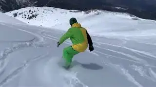 LA MOLINA SNOWBOARD EPIC POWDER DAY