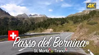 Driver's View: Driving the Passo del Bernina, Switzerland 🇨🇭