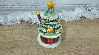 ЁЛОЧКА-ДОМИК своими руками БЫСТРО И ПРОСТО.Поделки.МАСТЕР-КЛАСС.Simple CHRISTMAS TREE craft.DIY.