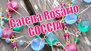 Novità | Dooitu DIY - Catena Rosario Pietra Dura Goccia