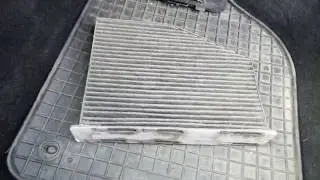 VW Golf 5, Замена салонного фильтра