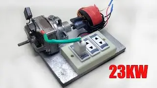 Building a Powerful 23KW Free Electricity Generator How Copper Cable into a 240v Magnet Power Source