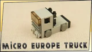 Lego Micro Moc EU Truck, Микро самоделка Евро Тягач