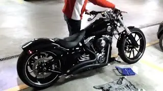 Harley Davidson FXSB Breakout V&H Big Radius 2-2 Mit EG-ABE Test