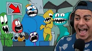 Pizza Tower Screaming Meme but It's Monsters Rainbow Friends Chapter 2 ?!