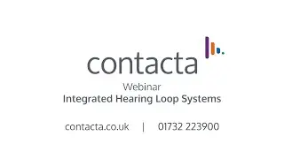 Webinar: Integrated Hearing Loop Systems
