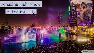 Laser & Light Show on Water - Dubai Festival Mall