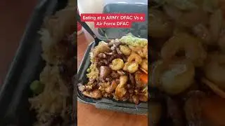 Eating at the army chow hall vs the airforce