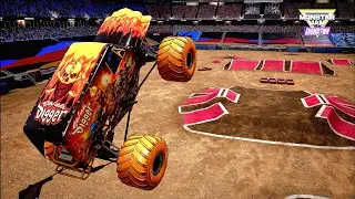 Monster Jam Showdown Son-uva Digger Best Freestyle Moments Gameplay