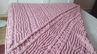Blanket 20 from yarn Alize puffy fine