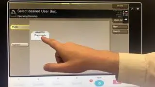 How To Print a Document From The User Box