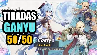 Tiradas al Banner de Ganyu con mi amigo y vecino el 50/50