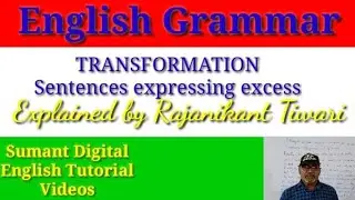 Transformation of sentences expressing excess