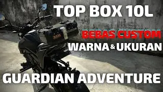 Top Box 10 L Guardian Adventure, Bebas Custom warna dan ukuran