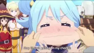 Quit pulling on my cheeks, Kazuma! | Kono Subarashii Sekai ni Shukufuku wo! 2