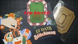 Spellbinders 12 Days of Stitchmas Advent Calendar, Day 11: No Spoilers in Title, Ornament Project!
