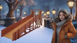 Лучшие зимние горки из дерева ЧАСТЬ 1