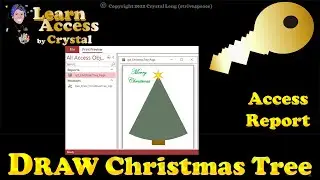 Draw Christmas Tree on Access Report