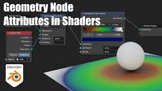 Using Blender 2.93 Geometry Node Attributes in Shaders!