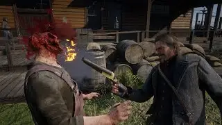 Red Dead 2 -  Brutal Kills Compilation - Bloody Shotgun Gameplay  - Funny Ragdoll Physics - Violent