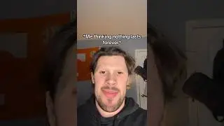 It will never change…