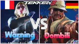🔥Tekken 8 ▰ Warning i Spam (Rank#1 Nina) VS Dombili (Feng) ▰ Ranked Match🔥