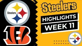2022 PITTSBURGH STEELERS HIGHLIGHTS Week 11 vs Bengals