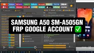 SAMSUNG A50 SM-A505GN FRP GOOGLE ACCOUNT REMOVED with UNLOCKTOOL