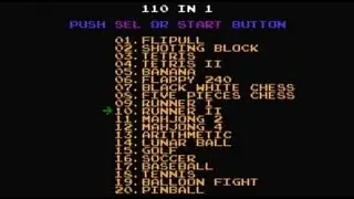 110 in 1 NES Multicart (RG81)