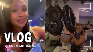 VLOG: DINNER + GYM DAY