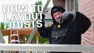 How To Layout Joists Across Long Distances || Dr Decks