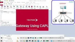 How to Create Gateway in two networks using CAPL | Setting Up Gateway between Two CAN Busses #howto