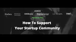 How to Support Your Startup Community?
