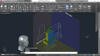 Conversion of pictorial/isometric views into orthographic views|Example-01||vtuhub