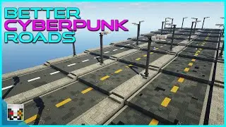 How To Build Better Cyberpunk Roads - Minecraft 1.17+