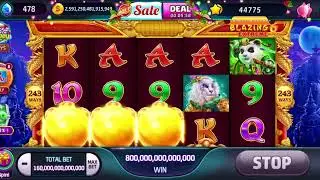 Slotomania Blazing6 Extreme 160T Bet Free Spins 